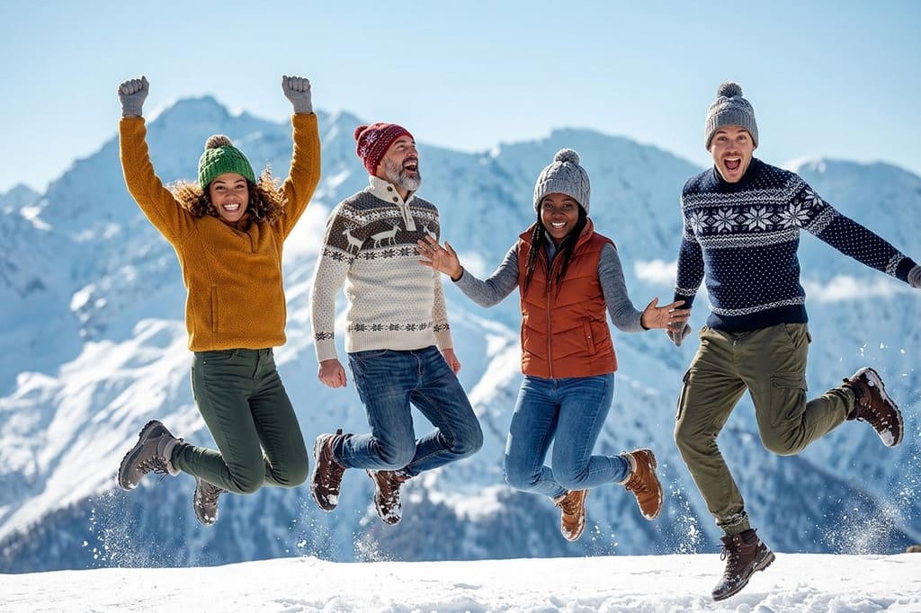 Quel bonheur la montagne en vacances d'hiver et ses activités de loisirs trop top !
