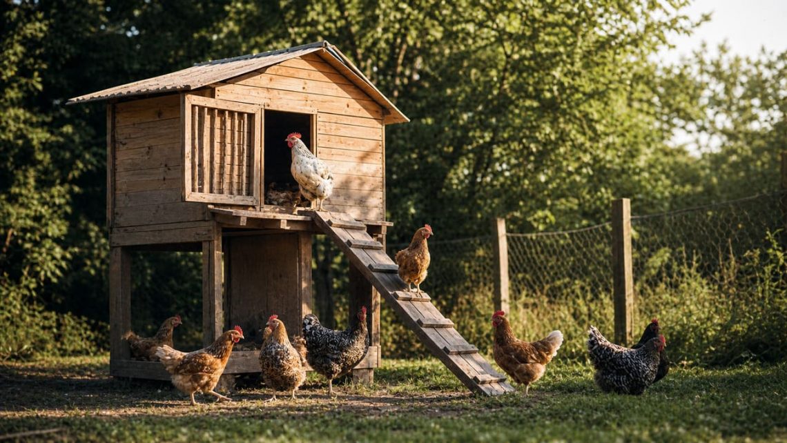 Les avantages d’un poulailler résistant en bois ou en métal
