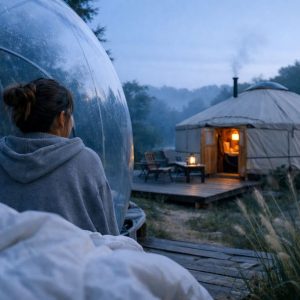 Dormir dans une bulle ou une yourte : mon avis