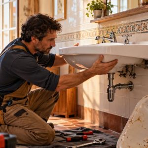 Remplacer un lavabo cassé dans une salle de bain ancienne : le guide pratique